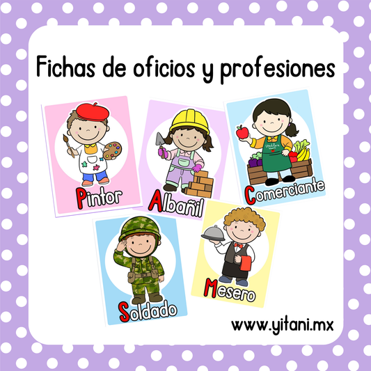 Fichas de oficios y profesiones